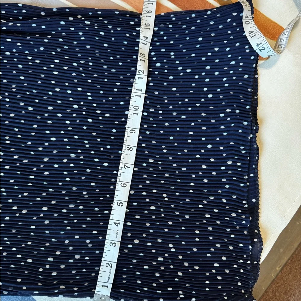 Zara Polka Dot Pleated Wide Leg Trousers - Picture 6 of 7